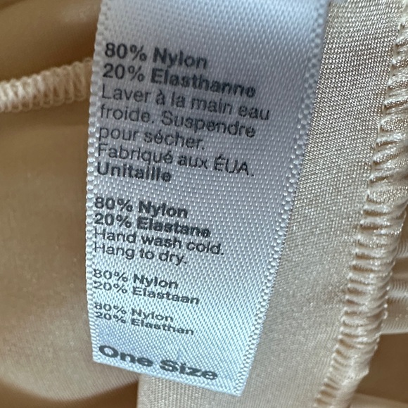 American Apparel Cream Ruffled A-Line Skirt One Size - Picture 3 of 5